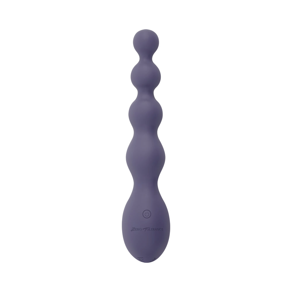 Zero Tolerance Rumpy Bumpy Rechargeable Anal Vibrator Silicone Purple 1