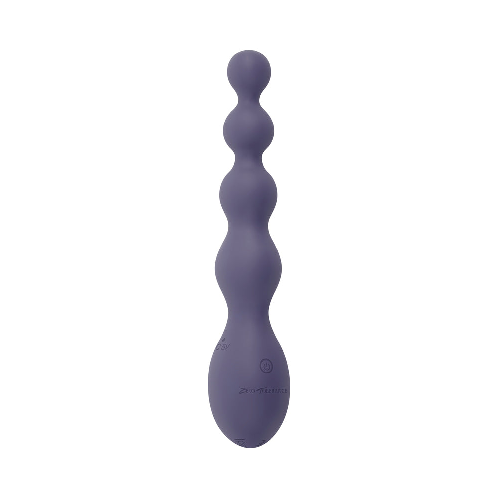 Zero Tolerance Rumpy Bumpy Rechargeable Anal Vibrator Silicone Purple 2