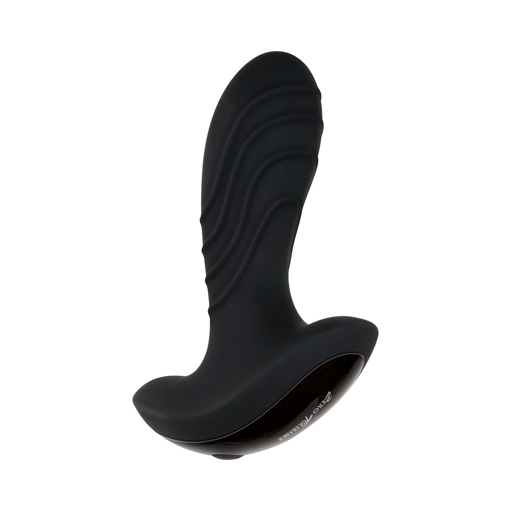 Zero Tolerance The Gentleman Rechargeable Vibrating Silicone Prostate Massager Black 2