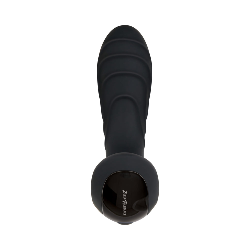 Zero Tolerance The Gentleman Rechargeable Vibrating Silicone Prostate Massager Black 4