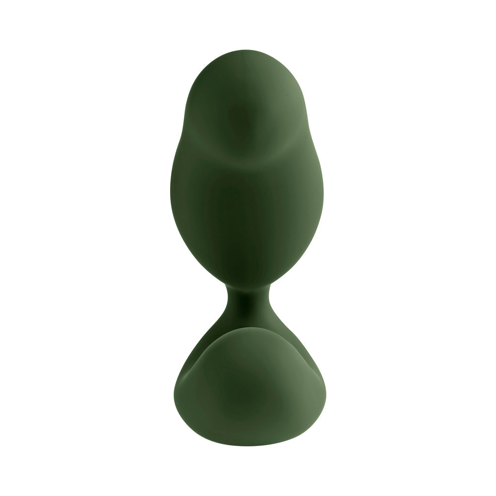 Zero Tolerance The Sergeant Rechargeable Vibrating Prostate Anal Vibe Silicone Green 3