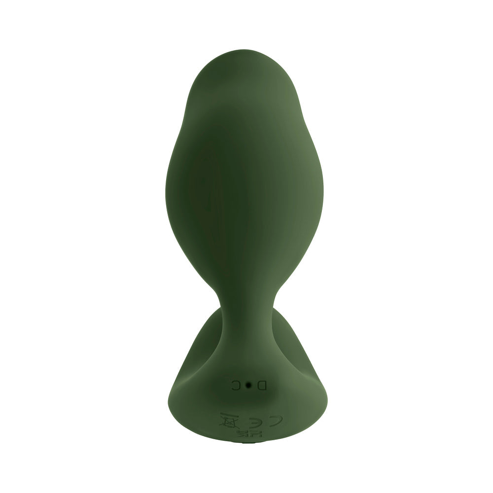 Zero Tolerance The Sergeant Rechargeable Vibrating Prostate Anal Vibe Silicone Green 4