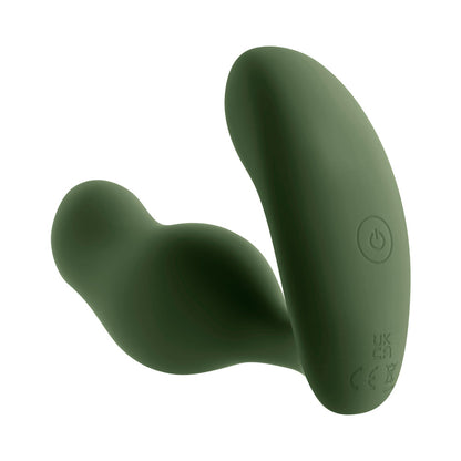 Zero Tolerance The Sergeant Rechargeable Vibrating Prostate Anal Vibe Silicone Green 6