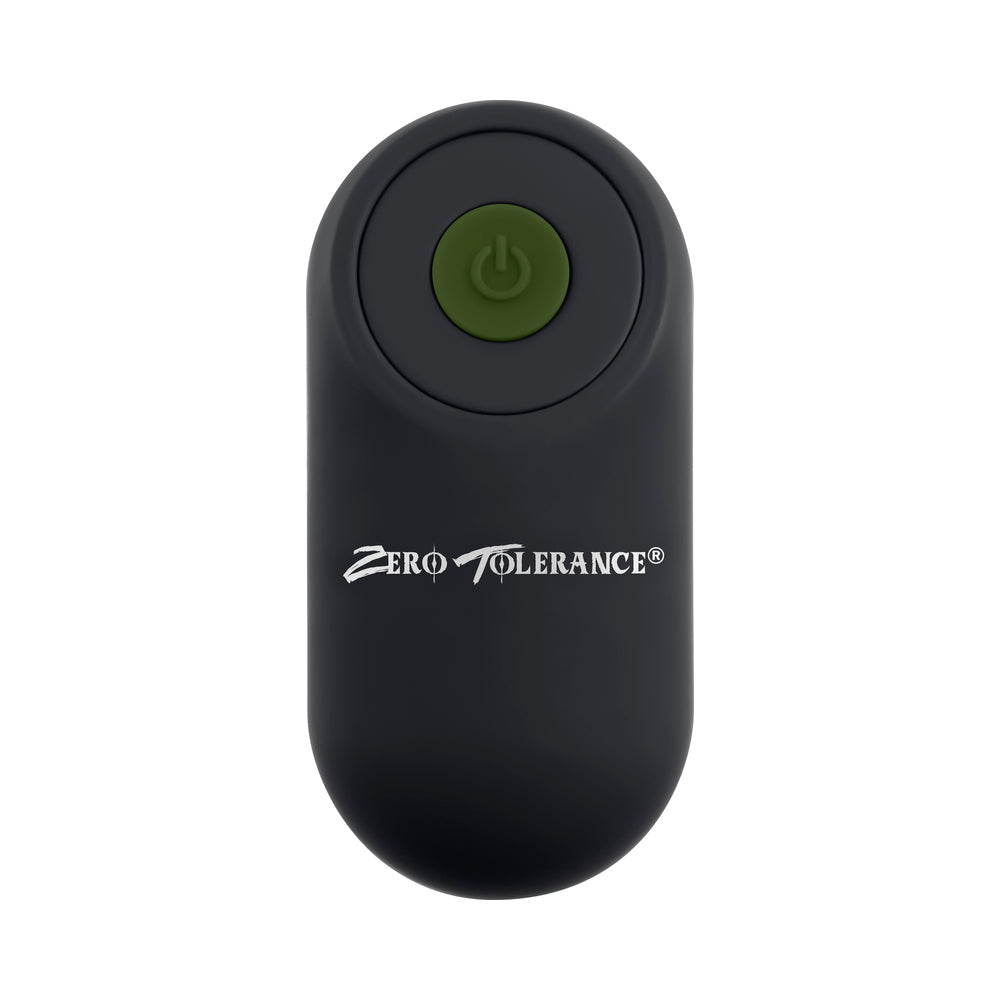 Zero Tolerance The Sergeant Rechargeable Vibrating Prostate Anal Vibe Silicone Green 8