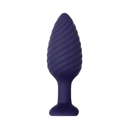 Zero Tolerance Wicked Twister Textured Vibrating Silicone Anal Plug Purple 4