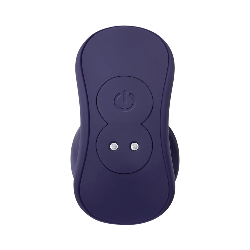 Zero Tolerance Wicked Twister Textured Vibrating Silicone Anal Plug Purple 5