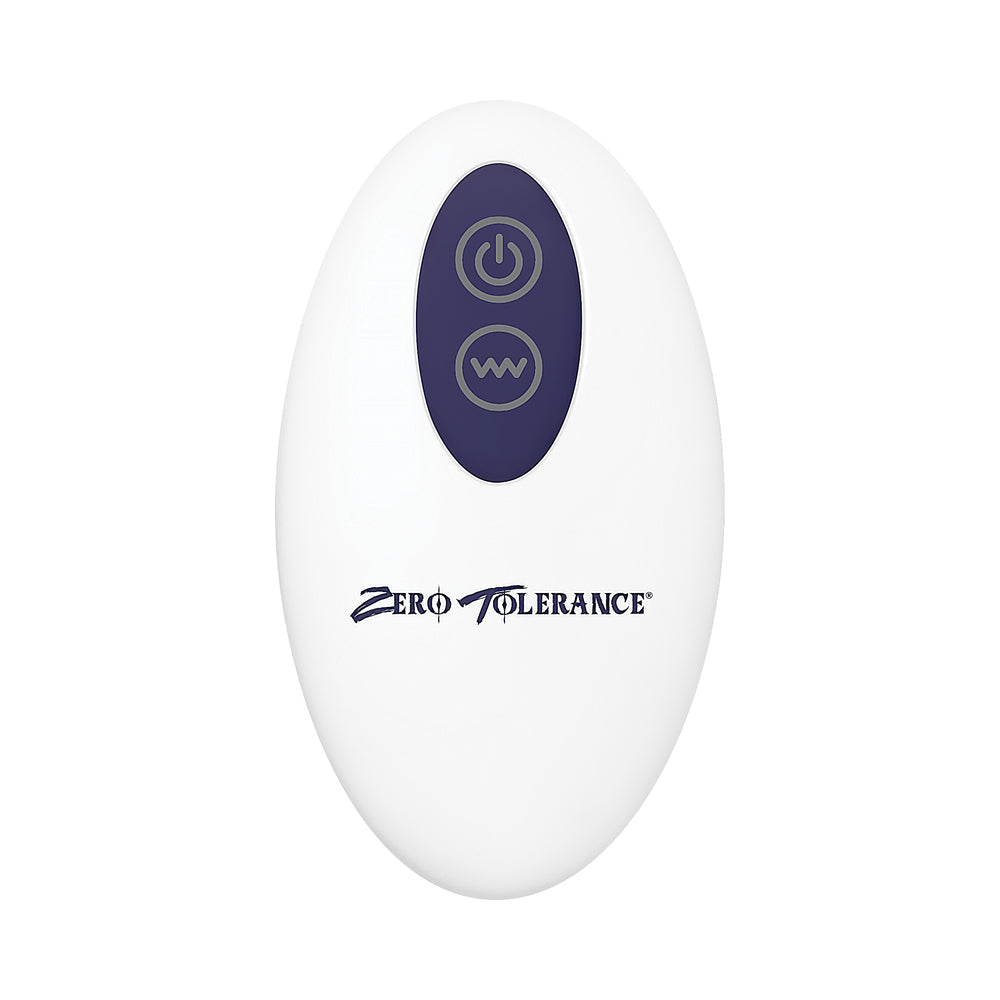 Zero Tolerance Wicked Twister Textured Vibrating Silicone Anal Plug Purple 6
