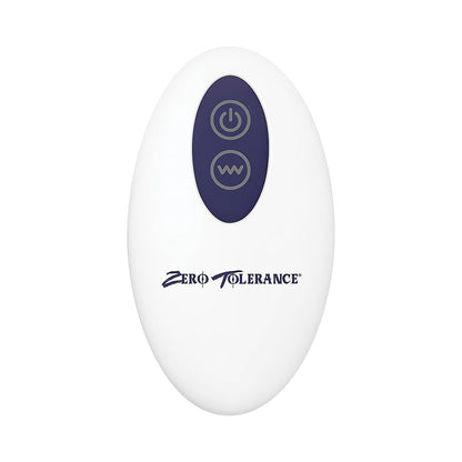 Zero Tolerance Wicked Twister Textured Vibrating Silicone Anal Plug Purple 6